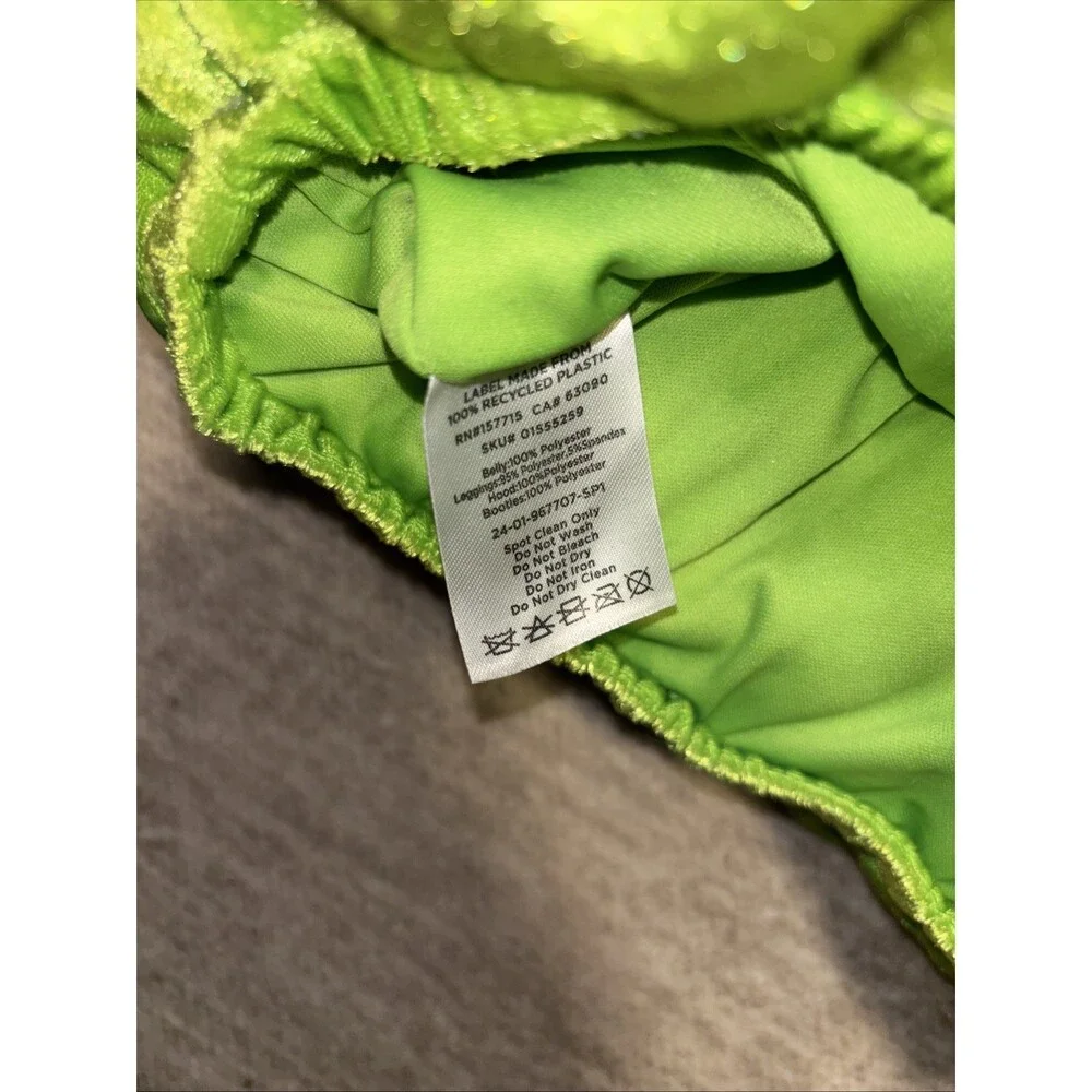 Monsters Inc. Mike Wazowski Toddler 12-18 Mo Halloween Costume 3D Plush Disney - Picture 5 of 6